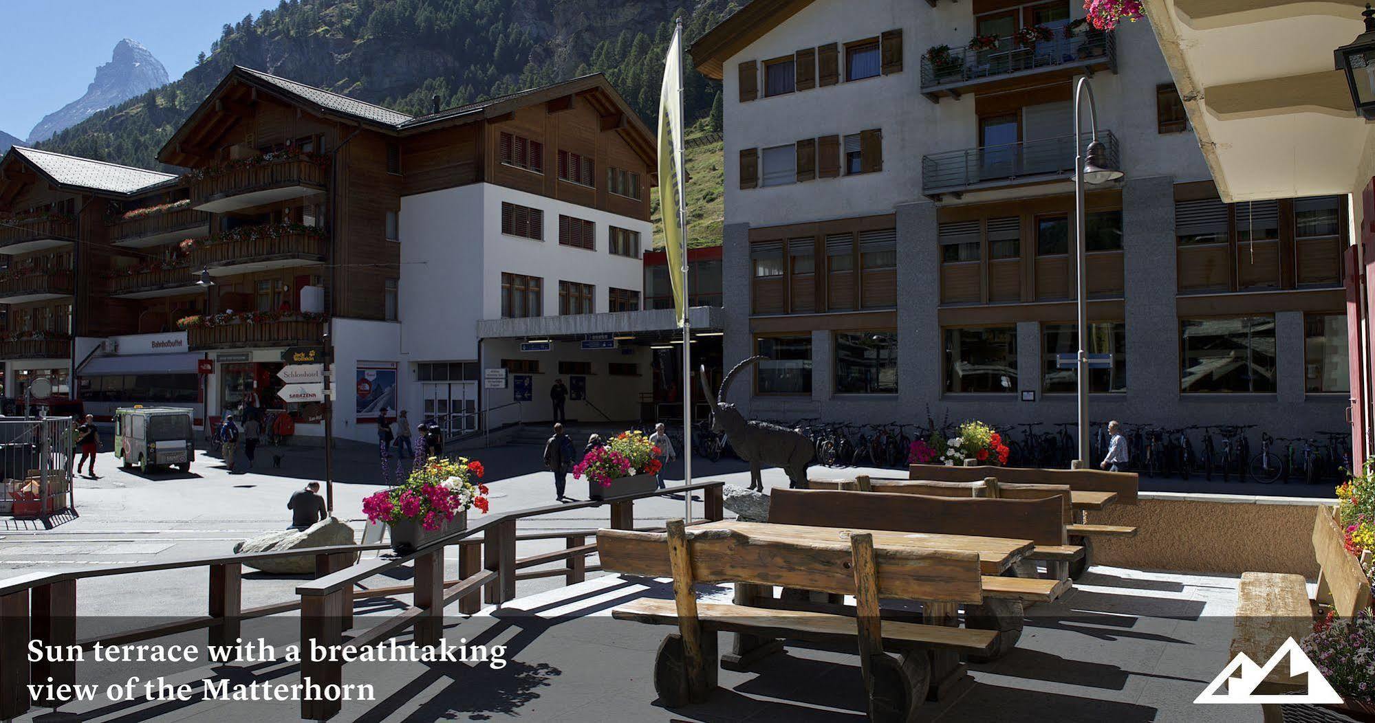 Hotel Bahnhof Zermatt Bagian luar foto